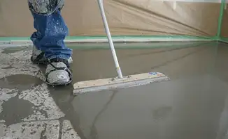 Uneven floor being professionally repaired in Chula Vista, CA
